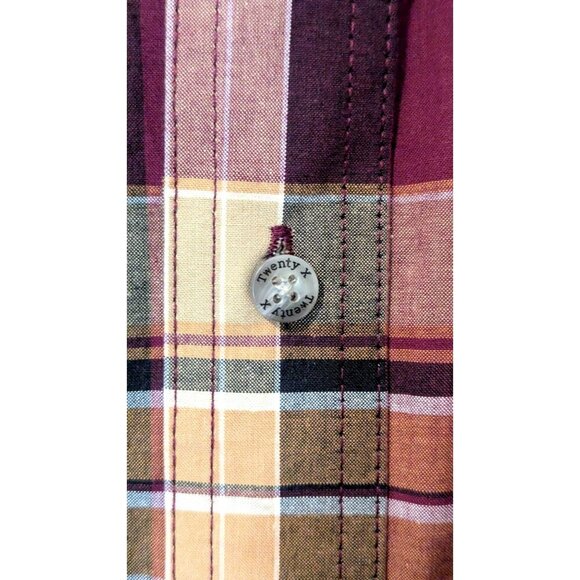 Vintage TwentyX by Wrangler Jeans men's 100% cotton shirt size M long sleeve EUC - Picture 4 of 8